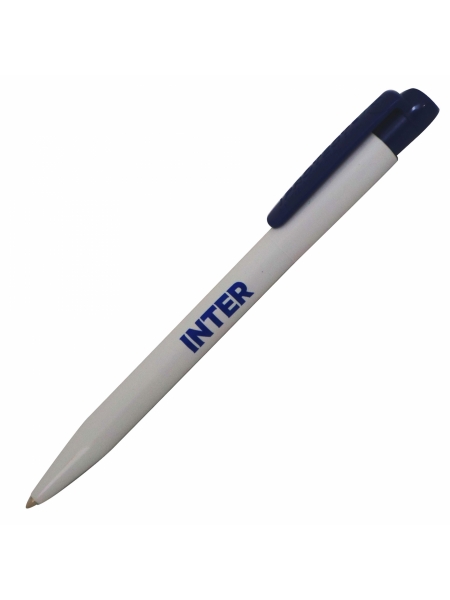 Penna a sfera con superficie antibatterica con scritta Inter